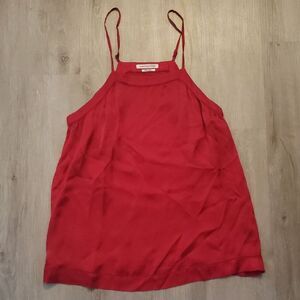Isabel Marant Women's Red Whimsy Feminine Romantic Date Night Tank Top Size 38